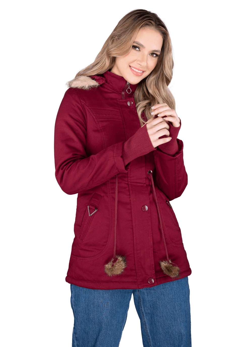 Chaqueta Parka tipo Gaban Mujer